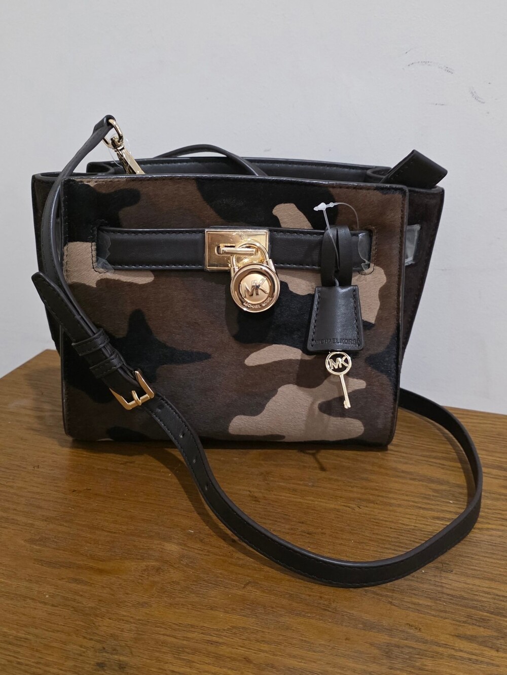 Michael Kors Hamilton Traveler Camouflage Crossbody Bag